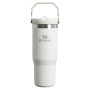 Термо чаша Stanley Tumbler se slámkou/brčkem 890 ml бял
