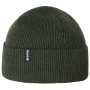 Плетена шапка от мериносана вълна Kama LA05 тъмно зелен dark green