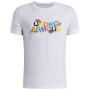 Детска функционална тениска Under Armour UA B Patch Pack Wm SS White бял / черен White / / Black