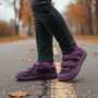 Dětské celoroční barefoot boty Bugga Safi Dark Purple