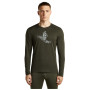 Функционална мъжка тениска Icebreaker Men Merino 200 Oasis LS Crewe SkiingYeti
