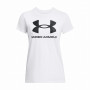 Дамска тениска Under Armour W SPORTSTYLE LOGO SS бял White