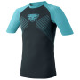 Функционална мъжка тениска Dynafit Speed Dryarn M S/S Tee син 8071 - storm blue/3010