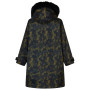 Детски дъждобран Regatta Junior Waterproof Changing Robe Pro Bark Green