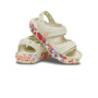 Детски сандали Crocs Crocband Cruiser Glow Confetti Band Sandal Summit White/Guava