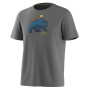 Функционална мъжка тениска Smartwool Men's Bear Strata Active Short Sleeve Graphic Tee сив LT Gry H