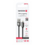 Кабел за зареждане и пренос на данни Swissten Textile USB / Lightning 1,2 m