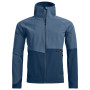Мъжко софтшел яке Ortovox Venet Softshell Hooded Jacket син Light Nunatak
