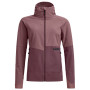 Дамско софтшел яке Ortovox Venet Softshell Hooded Jacket розов-лилав Dusk Rose