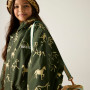 Детско водоустойчиво яке Regatta Junior Waterproof Changing Robe DrkKhHrses