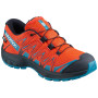 Детски обувки Salomon XA Pro 3D CSWP J червен CherryTomato/NavyBlazer/FjordBlue
