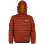 Детско зимно яке Regatta Junior Hooded Marizion Rooibos Tea оранжев Rooibos Tea(Black)