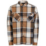 Мъжка риза Fundango Roddy Lined Shirt кафяв coffee
