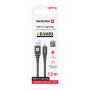 Кабел за зареждане и пренос на данни Swissten Aramid Reinforced USB/Lightning 1,5 m