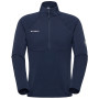 Мъжки суитшърт Mammut Taiss ML Half Zip Pull Men тъмно син marine