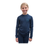 Детска функционална тениска Sensor Merino DF Logo Up Deep Blue