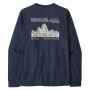Мъжка тениска Patagonia M's L/S MW Hut Tripper Skyline T-Shirt