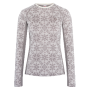Дамска функционална блуза Kari Traa Edith Long Sleeve бежов WGREY