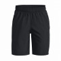 Детски къси панталони Under Armour Woven Graphic Shorts-BLK черен Black