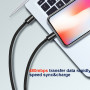 Кабел за зареждане и пренос на данни Swissten Textile USB-C / Lightning 1,2 m