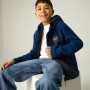Детски суитшърт Regatta Munro Hybrid Jacket AviBlueNavy