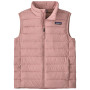 Детска жилетка Patagonia K's Down Sweater Vest - Fuzzy Mauve розов Fuzzy Mauve