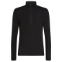 Функционална мъжка тениска Icebreaker M 175 Everyday LS Half Zip черен Black