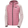 Дамско яке Helly Hansen W Skagen Hybrid Knit Insulator розов 664 Wildberry
