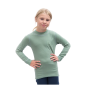 Детска функционална тениска Sensor Merino DF Logo Up Basil Green