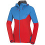 Дамско яке Northfinder Qesta син/червен Bluered