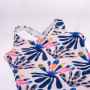 Детски бански Aquawave Salava Jr - Summer Beige Flower Print