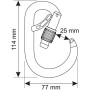 Карабинер Camp Core Belay Lock