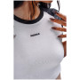 Дамска тениска Nebbia Crop Top Leopard '97 Primal