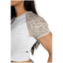 Дамска тениска Nebbia Crop Top Leopard '97 Primal