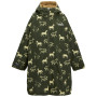 Детско водоустойчиво яке Regatta Junior Waterproof Changing Robe DrkKhHrses тъмно зелен DrkKhHrses