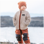 Детски суитшърт Didriksons Gibbs Kids Fullzip 2 Beach Beige/Rust
