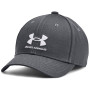 Детска шапка с козирка Under Armour B Essential Low Lockup Adj Pitch Gray