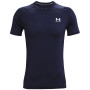 Мъжка тениска Under Armour HG Armour Fitted SS тъмно син MidnightNavy//White