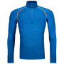 Функционален мъжки суичър Ortovox 230 Competition Zip Neck син JustBlue
