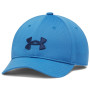 Детска шапка с козирка Under Armour B Blitzing Low Adj Aegean Blue