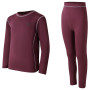 Детски функционален комплект Dare 2b Pow II Baselayer Set Huckleberry тъмночервен Huckleberry