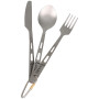 Комплект прибори Warg Hyperion Titan Cutlery Set сив grey