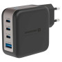 Адаптор Swissten GaN Travel Charger 100W 3X USB-C PD + USB-A