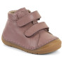 Детски обувки Froddo Paix Up Dark Pink розов/лилав dark pink