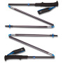 Туристически щеки Black Diamond Distance Z Poles черен/син Pewter