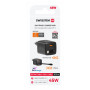 Адаптор Swissten SlideCharge Gan 45W, 1X USB-A 18W + kabel USB-C 0,75 m