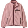 Детски суитшърт Patagonia K's Retro Pile Jacket - Fuzzy Mauve розов Fuzzy Mauve