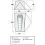 Свръх лека палатка Force Ten Radon UL 1