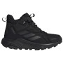 Дамски туристически обувки Adidas Terrex Anylander Leather Mid Climaproof черен Cblack/Carbon/Grefou