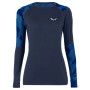 Дамска тениска Salewa Cristallo Warm Amr W L/S Tee. тъмно син NavyBlazer